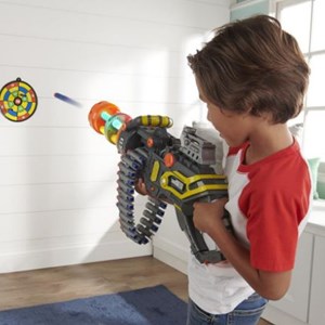 تفنگ اسباب بازی مسلسل شارژی مدل The 80' Rapid Fire Mega Blaster_اسباب بازی